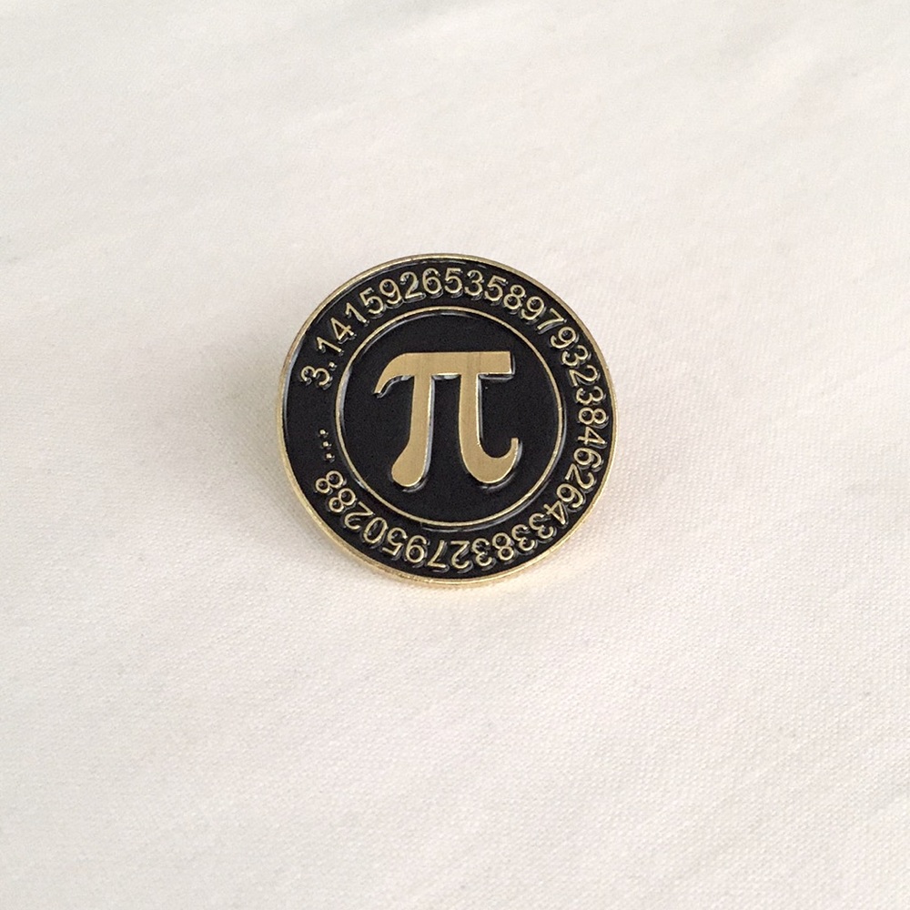 🍏50% OFF/3+... 𝝅 Pi symbol Pin